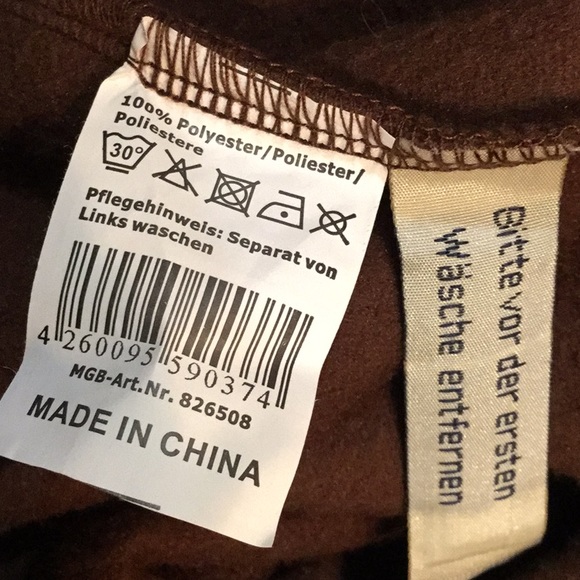 Austrian ski recovery/tow crew brown polar fleece - Picture 4 of 4